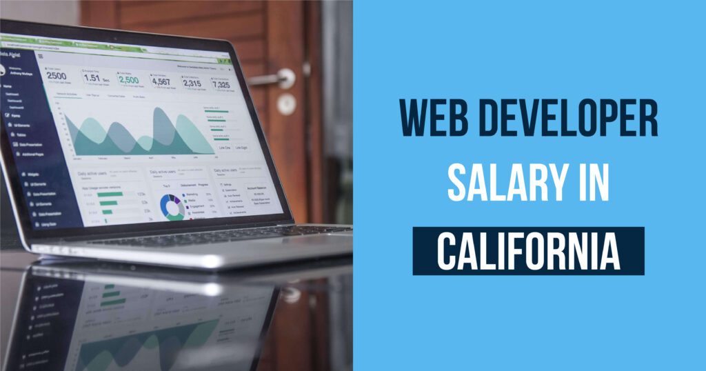 web developer salary California
