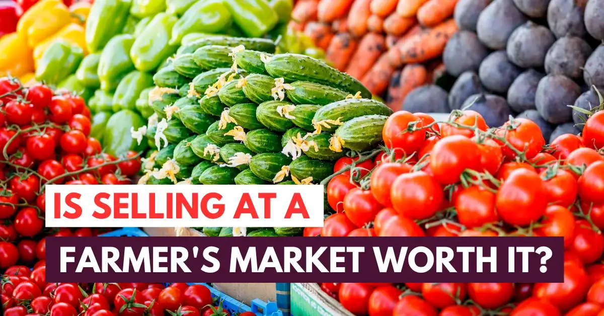 is selling at a farmers market worth it