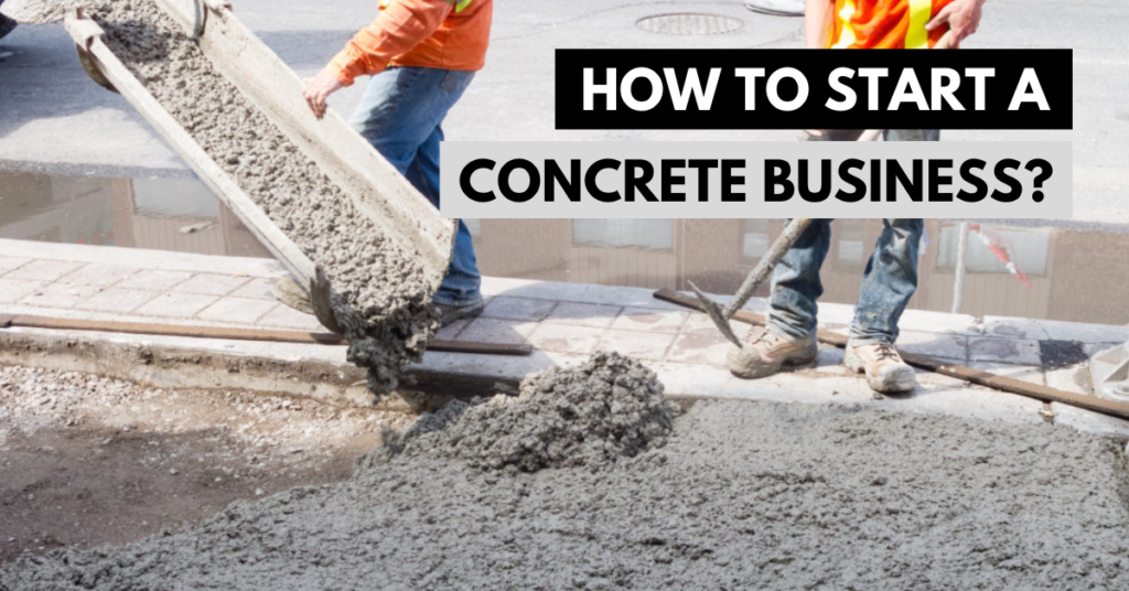 how to start a concrete business